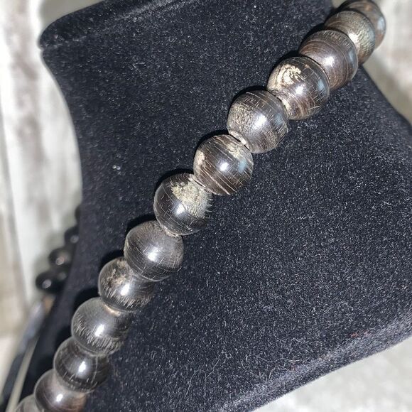 Vintage Black Native Ethnic Tribal Necklace 17” - Picture 5 of 14